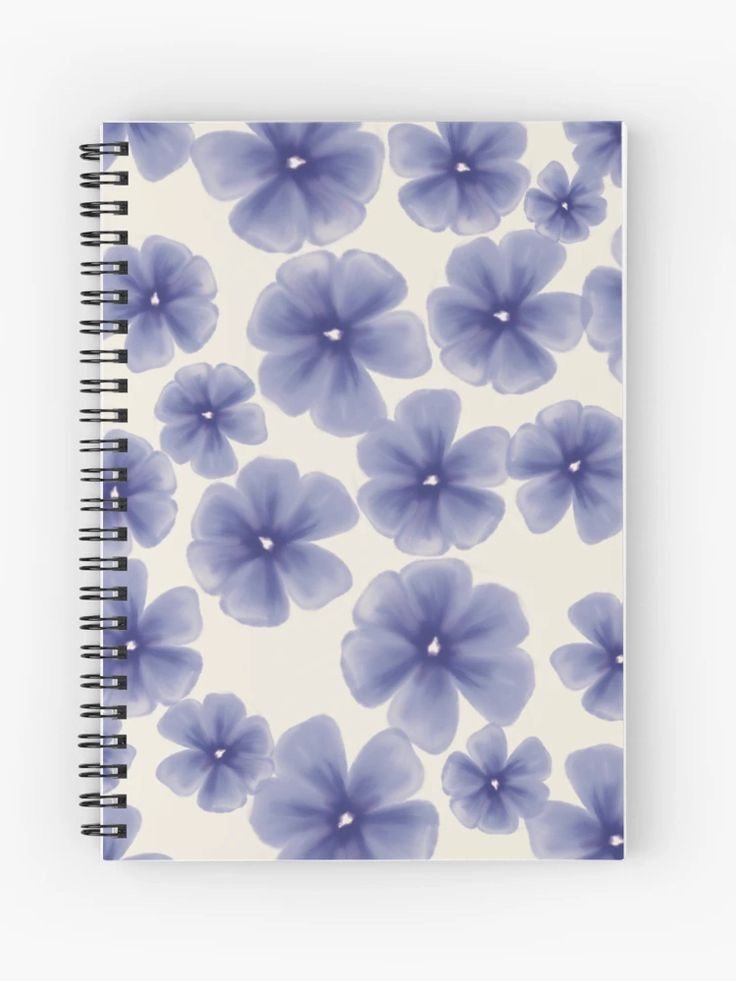 Aesthetic purple flower💜Notebook 