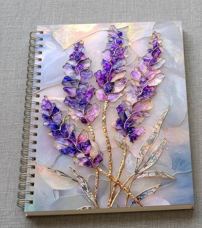 Royal Lavender Notebook 